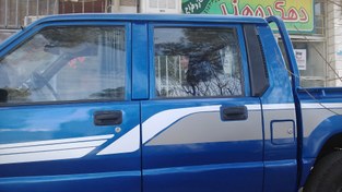 تصویر برچسب وانت دوکابین میتسوبیشی 