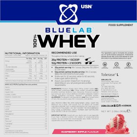 تصویر پروتئین وی بلولب یو اس ان USN Blue Lab Whey Protein Powder 