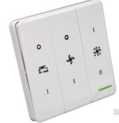 تصویر کلید و پریز سفید خیام - کلید کولر 