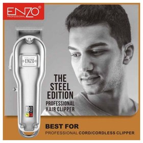 تصویر ماشین اصلاح موی سر و صورت انزو پروفیشینال مدل EN-1916 اصلی Enzo Hair Clipper model EN-1916