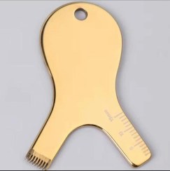 تصویر شانه لیفت و لمینیت مژه و ابرو (Y) فلزی 