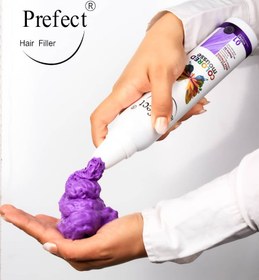 تصویر موس مو رنگی فانتزی یخی پرفکت هیر فیلر شماره 14 