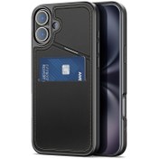 تصویر کاور چرم اپل مگ سیف مناسب آیفون ۱۶ با طراحی جاکارتی 