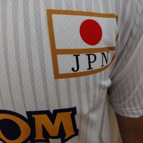 تصویر تیشرت باشورت لباس تیم ملی والیبال ژاپن 2023 رنگ مشکی با شماره و اسم 