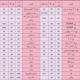 تصویر هدلایت رپتور RAPTOR دوکنتاک پایه H4 اصلی جفت 