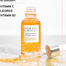 تصویر سرم بوستر ویتامین C و روشن کننده فیزیشن فرمولا Physiciansformula skin booster vitamin shot Brightening