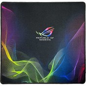 تصویر ماوس پد گیمینگ ایسوس مدل موج دار NU4 ابعاد 40*45 سانتی متر ASUS Wavy GAMING MOUSE PAD 40*45 CM