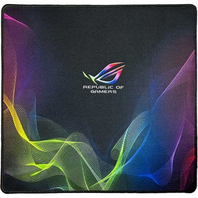 تصویر ماوس پد گیمینگ ایسوس مدل موج دار NU4 ابعاد 40*45 سانتی متر ASUS Wavy GAMING MOUSE PAD 40*45 CM