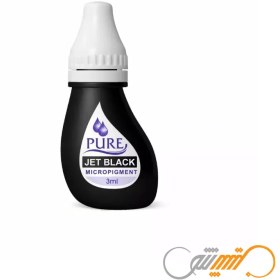 تصویر رنگ پیور بایوتاچ ۳میل خط چشم جت بلک Pure biotouch 3mil jet black