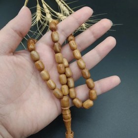 تصویر تسبیح کشکول تراش دست استادکار ترکیه امضادار کد 8399 