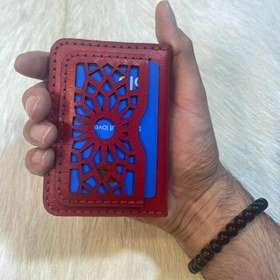 تصویر جاکارتی چرم اسلیمی زنانه - چرم گاوی 