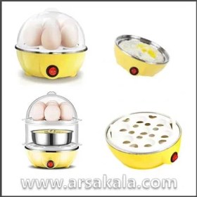 تصویر تخم مرغ پز برقی 2 طبقه EGG POACHER 