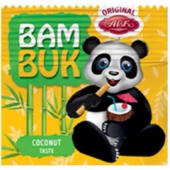 تصویر بيسکويت رولی بام بوک نارگيل بسته 200 گرم BAM BUK مدل Coconut Teste Abk Bambuk Coconut Taste 200gr