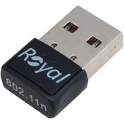 تصویر کارت شبکه USB بی‌ سیم رویال مدل RW-128 ا Royal Wireless Network Card RW-128 Royal Wireless Network Card RW-128