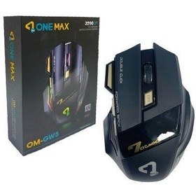 تصویر ماوس وان مکس OM GW5 بی سیم Mouse One Max OM GW5 Wireless