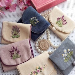 تصویر جانماز مخمل گلدوزی جیبی کد3 