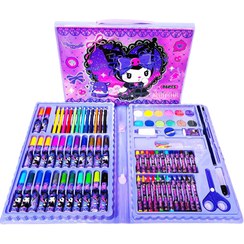 تصویر ست هدیه رنگ آمیزی و تحریر کرومی مجموعه 86 عددی 