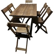 تصویر میز و صندلی 6 نفره 