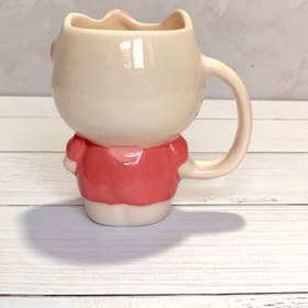 تصویر ماگ کیتی صورتی 