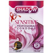 تصویر کاندوم حساس تاخیری 12عددی شادو ا Shadow Sensitive Professional Condom 12pcs Shadow Sensitive Professional Condom 12pcs