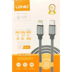 تصویر کابل شارژ ایفون USB-C به لایتنینگ الدینیو مدل LC441i طول 1 متر 