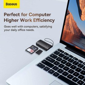 تصویر رم ریدر بیسوس مدل BS-OH096 Baseus USB-A to SD/TF Card Reader WKQX070101
