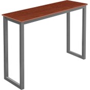 تصویر میز کنسول مینیمال مدرن از جنس فلز و چوب - مدل C201 - طرح چوب ا C201 - Console Table C201 - Console Table