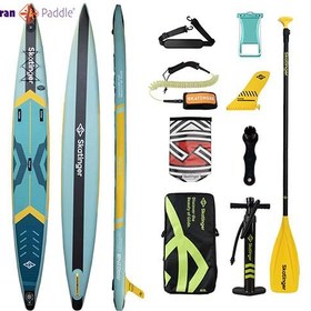 تصویر پدل‌ برد Fast Ray برند Skatinger رنگ آبی 