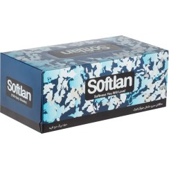 تصویر دستمال کاغذی 150 برگ دو لایه سافتلن مدل نشنال جئوگرافیک 