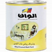 تصویر رنگ روغنی مشکی مات الوان مدل 199 حجم 1000 میلی لیتر 