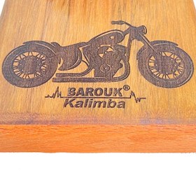 تصویر کالیمبا دست ساز باروک طرح موتور کلاسیک چوب گردو 