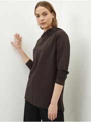 تصویر سویشرت آستین بلند راسته زنانه | ال سی وایکیکی LC Waikiki S2CO85D8 