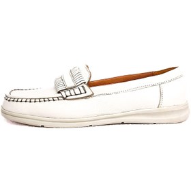 تصویر کفش چرم طبی زنانه کد 412 