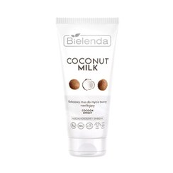 تصویر موس شست و شوی صورت بی یلندا (BIELENDA) رطوبت رسان قوی حاوی شیر نارگیل حجم 135 گرم Bielenda face wash mousse