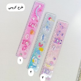 تصویر خط کش آکواریومی قهرمانان اونجرز یک عدد مطابق عکس با طرح رندومی