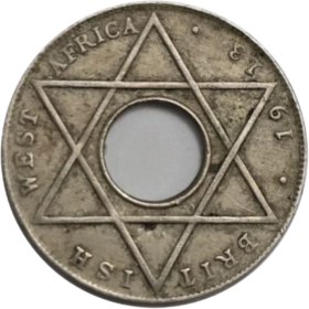 تصویر سکه آفریقا بریتانیا یک دهم پنی 