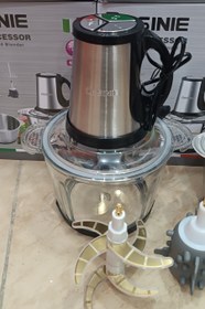 تصویر خردکن دسینی مدل DR809 دو کاسه استیل و شیشه ای 