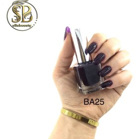 تصویر لاک بارین جگری مشکی کد BA25 