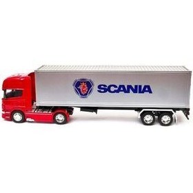 تصویر ماشین اسباب بازی ماکت Scania V8 Metal Tir 1:32 کامیون Toy Truck Scarania WELLY 