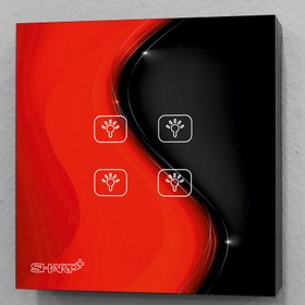 تصویر کلید لمسی چهار پل سفارشی هوش ایران 