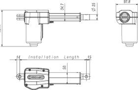 تصویر جک برقی خطی 