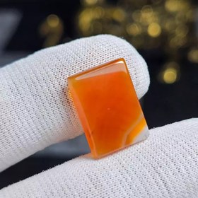 تصویر نگین سنگ عقیق معدنی کد 33697 