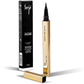 تصویر خط چشم ماژیکی مشکی سرژه 