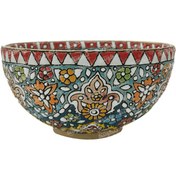 تصویر کاسه مینا کاری سفالی مدل K100 Ceramic enamel bowl model K100