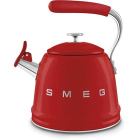 تصویر کتری روگازی اسمگ مدل SMEG CKLW2001RD SMEG Whistling kettle CKLW2001RD