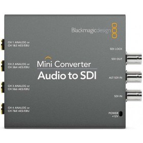 تصویر مبدل استودیویی Blackmagicdesign مدل Mini Converter Audio to SDI 