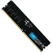 تصویر رم کامپیوتر کروشیال تک کاناله مدل CT8 فرکانس 4800 مگاهرتز DDR5 تایمینگ CL40 حافظه 8 گیگابایت Crucial CT8 Single Channel CL40 4800MHz DDR5 8GB Computer RAM