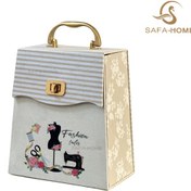 تصویر جعبه و وسایل خیاطی مدل کیفی طرح دیزاین کد 20 