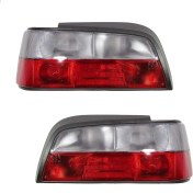 تصویر چراغ خطر عقب پژو پارس بالا سفید جمع ساز چپ و راست (جفت) 