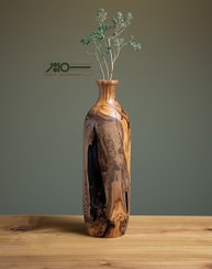 تصویر گلدان چوبی g1016 